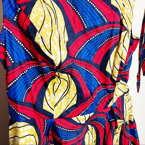 NWT Cotton Print Dress - Picture 5 of 9